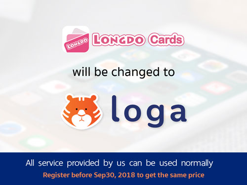 Longdo Cards is now Loga.